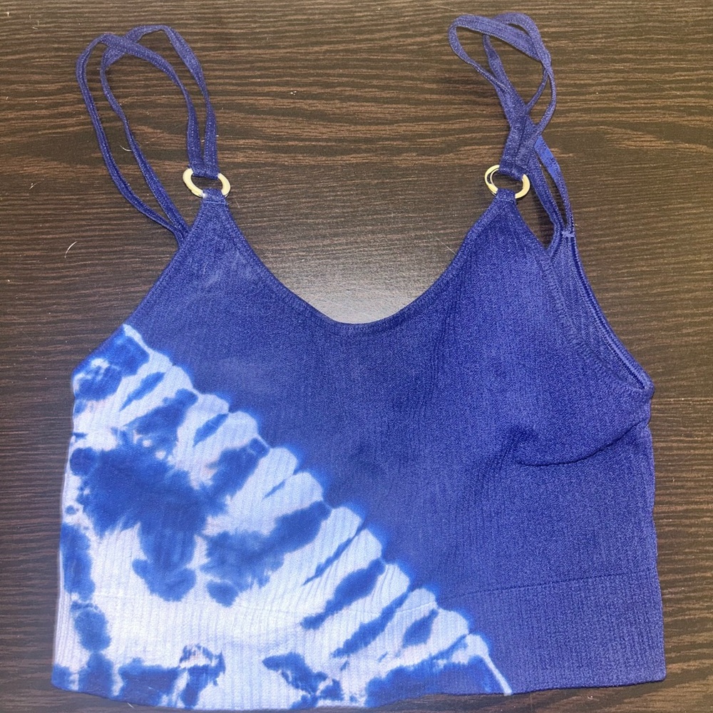 Bombshell Sportswear Blue Tie-Dye Camisole XS/S
